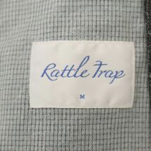 RATTLE TRAP ラトルトラップ メンズビギ 春夏 2B テーラード ジャケット Sz.M　メンズ グレー　C4T03695_4#M_画像6