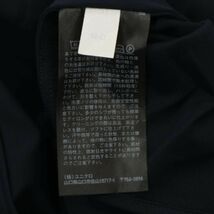 【21ss 新品 未使用】 UNIQLO ユニクロ 通年 長袖 ファインクロス コンフォート ボタンダウン シャツ Sz.S　メンズ ネイビー　C4T03690_4#C_画像9