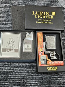 ルパン三世 ジッポ ZIPPO GUN ACTION Special EDITIONと五右衛門ジッポライターシガーケースセット