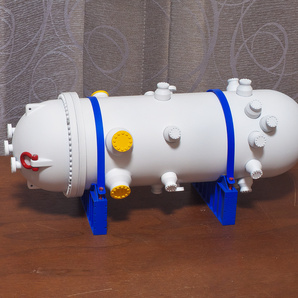 1/50スケールクレーン模型用の吊荷 原発 圧力容器の画像2