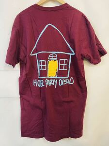 実物 House party distro TEE SIZE(M) (バーガンディー) supdef superior defense qilo crye Room temp pizza レジカジ 