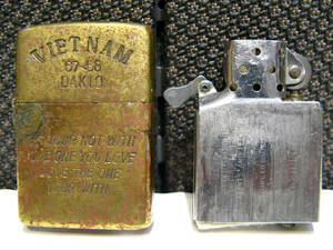 Zippo ジッポ / VIETNAM ベトナム 67-68 / 1966年製 / Vintage ビンテージ / MADE IN U.S.A. / USED 本物保証