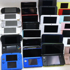 【 ゲーム機 27台 】 New3DSLL ・ 3DSLL ・3DS ・2DS ・PSP ・など 計27台 （未チェック・ジャンク）任天堂など ＃153の画像2