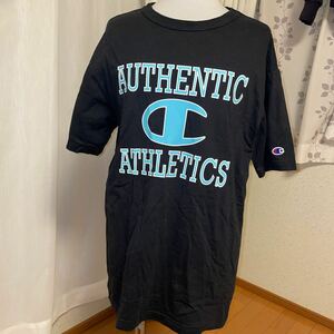 チャンピオン　プリント Tシャツ 半袖 黒