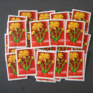 ユーゴスラビア切手 花 25枚 消印の画像1
