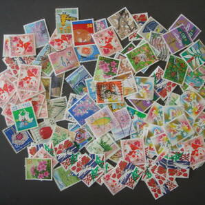 日本切手 100枚 使用済 の画像1