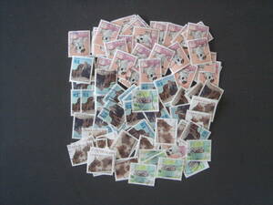日本切手　100枚　使用済　