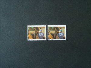パナマ切手　美術　印刷エラー　消印