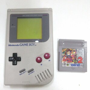 【641-6641k】◎1円スタート◎【ジャンク】Nintendo GAME BOY ゲームボーイ+ボンバーマンGB２の画像1