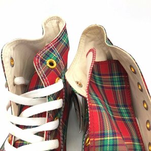 [126-1168] CONVERSE/コンバース/AS CHRISTMAS-CHECK HI/1R441/レッド/サイズ:26.5の画像6