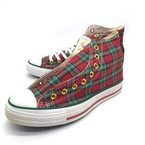 [126-1168] CONVERSE/コンバース/AS CHRISTMAS-CHECK HI/1R441/レッド/サイズ:26.5の画像1