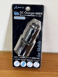 【未開封品】エアージェイ AIR-J DKJ-UDB [USB専用充電器 DC Charger mini ブラック]