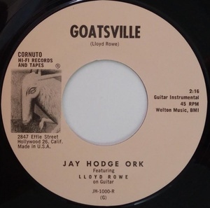 ★新品即決★50's-60'sリプロ再発盤 Jay Hodge Ork. / Mecie Jenkins [Cornuto]