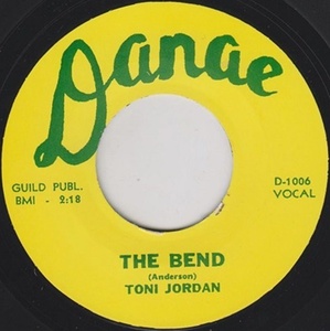 ★新品即決★50's-60'sリプロ再発盤Toni Jordan - The Bend[Danae]