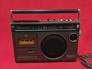 SONY ラジカセ 昭和レトロ カセットデッキ ソニー CF-1980 レトロ 通電確認済