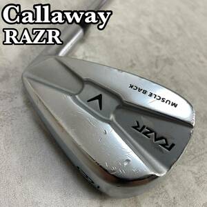 Callaway キャロウェイ RAZR レーザー MUSCLEBACK マッスルバック メンズゴルフアイアン 9ｉ 純正シャフト スチール S 右利き用 男性