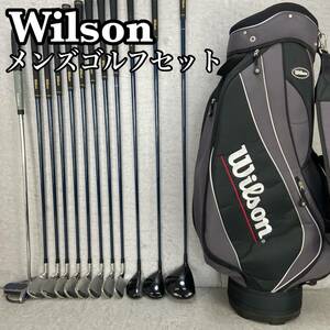 Wilson　ウィルソン　Killer Whale３　メンズゴルフ12本セット　カーボン　SR　右利き用　キャディーバッグ　初心者おすすめ　入門用