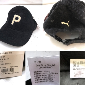 1円～【タグ付き18点まとめ】メンズ衣料・小物など PUMA プーマ ジャージ ゴルフキャップ アンダーアーマー CHUMS Tシャツ Yシャツ 他の画像9