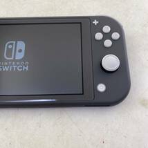 Nintendo Switch Lite ニンテンドー スイッチライト グレー 充電コード+セミハードケース+SD32GB_画像4