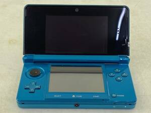 【動作確認済】1円～ ニンテンドー3DS 本体のみ CTR-001 アクアブルー 青 ゲームハード