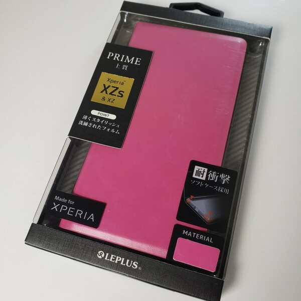 XPERIA XZ XZs 手帳型ケース ピンク 1176