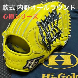 Hi-GOLD ハイゴールド 心極 軟式 内野オールラウンド用グローブ KKG-5305 2024年モデル