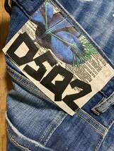 美品☆[DSQUARED2] 19SS Tidy Biker タィディバイカー ストレッチ インディゴデニムパンツ 48 イタリア製 S71LB0623 ディースクエアード_画像6