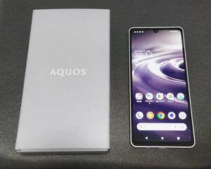 【美品】 SHARP AQUOS sense6 SH-M19 SIMフリー 【ストレージ128GB/メモリー6GB】eSIM対応Androidスマホ 新品バッテリー交換済み　