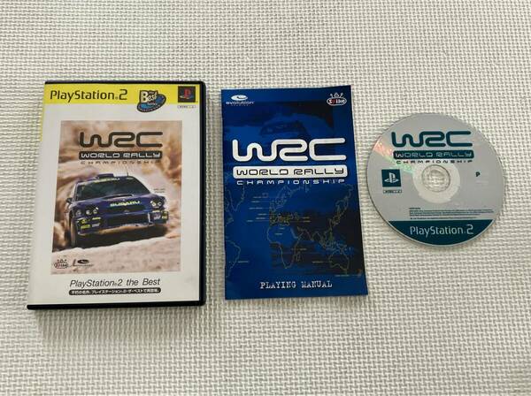 24-PS2-131-T　プレイステーション2　WRC　ワールドラリーチャンピオンシップ　動作品　PS2　プレステ2