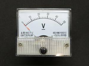 DC50V analogue voltmeter panel meter 