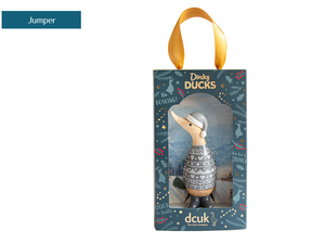 DCUK Alpine Dinky Duck jumper 冬季限定仕様 ダック アヒル オブジェ 雑貨 置物 小物 竹 人形 インテリア クリスマス プレゼント ギフト