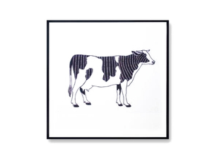Art hand Auction MELROSE Animal Art Print 82164 Art Poster Cow Directly Imported from America Painting Living Room Miscellaneous Wall Hanging Animal Display Decoration, printed matter, poster, others