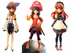  sending 510 jpy ~ limited goods! Suzumiya Haruhi no Yuutsu [ Suzumiya Haruhi length . have . morning ratio .... super SOS. heroine ver.] coloring settled figure 3 kind & parts set 