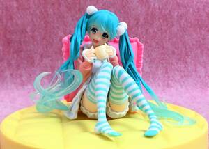 送350円～ リアル精密! ボーカロイド「初音ミク 部屋着リラックスver.」彩色済 フィギュア　Miku プロセカ コレクション 美少女 キャラ