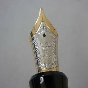 160409H01-0418H■PILOT■パイロット 万年筆 ペン先18K-750 CUSTOM カスタム 845 URUSHI 漆 桐箱 筆記用具 アンティークの画像6