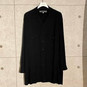 ONtheCORNER ITEM No.1642/Y's formen ワイズフォーメン オープンカラー レーヨンシャツ ブラウス 23aw size:2 YohjiYamamoto ヨウジ オム