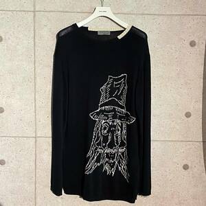 ONtheCORNER ITEM No.1643/YohjiYamamoto POURHOMME ヨウジヤマモトプールオム 朝倉優佳デザイン 丸首ニット 20ss size:3