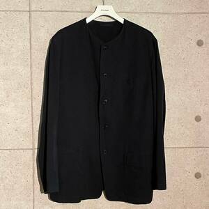 ONtheCORNER ITEM No.1655/Y's formen ワイズフォーメン ヘリンボーン ノーカラージャケット 04ss size:3 Yohji HOMME ヨウジ オム 