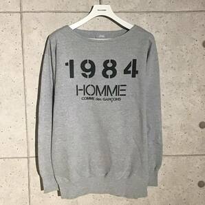 ONtheCORNER ITEM No.1182/COMMEdesGARCONS HOMME コムデギャルソンオム ステンシル ロゴスウェット 1984 デカオム PLUS プリュス