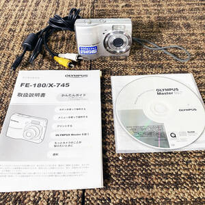 ◎★ジャンク扱い品 中古★OLYMPUS/オリンパス　コンパクトデジタルカメラ　500枚スタミナ　600万画素【FE-180】D8AP