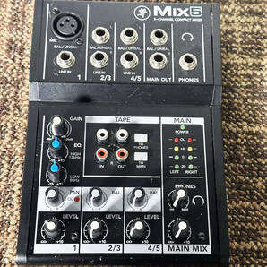 ◎★ 中古★MACKIE/マッキー MIX5 5-CHANNEL COMPACT MIXER  アナログミキサー 楽器機材 本体のみ【MACKIE/機材】DAGFの画像2