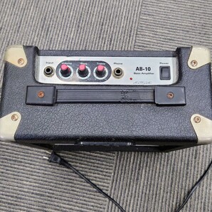 I857 楽器機材 ベースアンプ ARIA AB-10 Bass amplifier アンプ 荒井貿易株式会社 アリア 中古 ジャンク品 訳ありの画像4