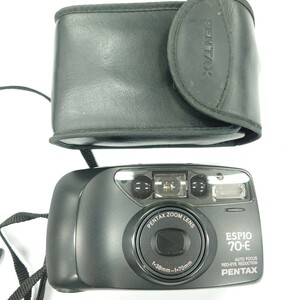 I808 フィルムカメラ PENTAX ESPIO 70-E AUTO FOCUS RED-EYE REDUCTION PENTAX ZOOM LENS f=38mm-70mm カメラ 中古 ジャンク品 訳あり