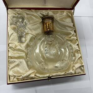 A0018 食器 LOUIS XIII Remy Martin GRANDE CHAMPAGNE COGNACルイ13世 空瓶 ジャンク品 中古 訳ありの画像1