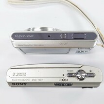 I851 デジタルカメラ まとめ SONY Cyber-shot DSC-W830 3.3-6.3/4.5-36 DSC-T30 3.5-4.3/6.33-19.0 ソニー サイバーショット 中古 ジャンク_画像3