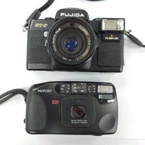 I855 カメラ まとめ RICOH MYPORT ZOOM LENS 38-60mm MACRO FUJICA ST-F FUJINON 1:2.8 f=40mm フィルムカメラ リコー 中古 ジャンク品 
