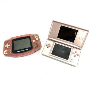 Y496 ゲーム機 まとめ Nintendo ニンテンドー 任天堂 DS Lite USG-001 GAMEBOY ADVANCE AGB-001 ジャンク品 中古 訳あり