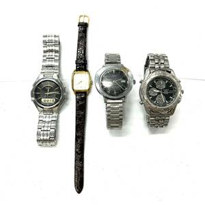 N377 腕時計 まとめ CASIO カシオ Q&Q CARIB ALBA アルバ TIMEX タイメックス クォーツ ジャンク品 中古 訳あり