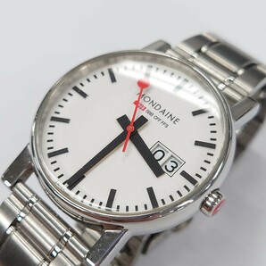 I890 腕時計 MONDAINE SBB CFF FFS モンディーン 中古 ジャンク品 訳ありの画像4