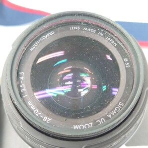 I934 カメラ Canon EOS kiss キヤノン SIGMA UC ZOOM 28-70mm 1:3.5-4.5 フィルムカメラ 中古 ジャンク品 訳あり の画像9